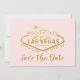 Reserva La Fecha Rótulo Boda de Vegas Foto Guardar la fecha