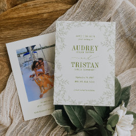 Reserva La Fecha ROWAN Botanical Wedding Photo