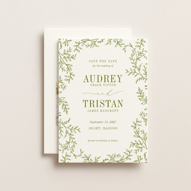 Reserva La Fecha ROWAN Botanical Wedding Photo (Subido por el creador)