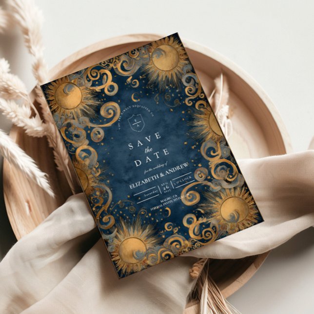 Reserva La Fecha Royal Blue Celestial Wedding (Subido por el creador)