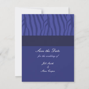 Reserva La Fecha Royal Blue Save the Date