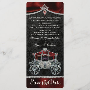 Reserva La Fecha Royal Fairytale Save the Date