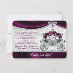 Reserva La Fecha Royal Fairytale Save the Date