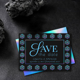 Reserva La Fecha RPG Dice | Holo Fantasy Retro Tabletop PnP Gamer