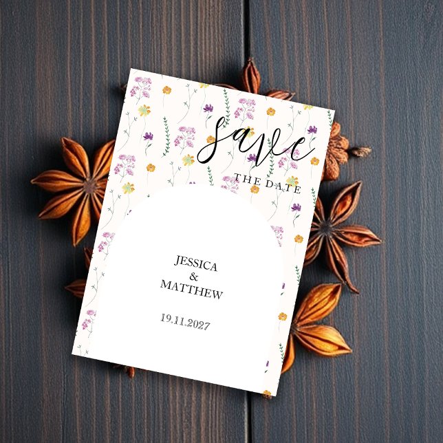 Reserva La Fecha Rubor Rustic Fairy Garden (Subido por el creador)