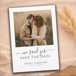 Reserva La Fecha Rustic Boho Photo Wedding  Save The Date