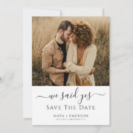 Reserva La Fecha Rustic Boho Photo Wedding  Save The Date