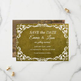 Reserva La Fecha Rustic Green Mexican Wedding – Save the Date