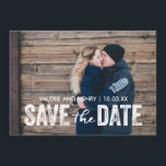 Reserva La Fecha Rustic Save The Date Full Bleed Photo<br><div class="desc"></div>