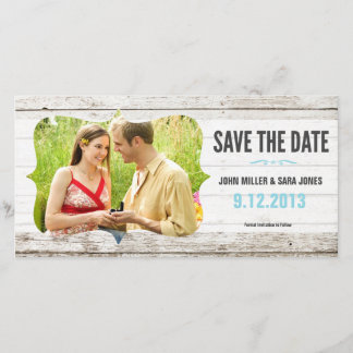 Reserva La Fecha Rustic Wood Save The Date