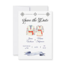 Rústica Boda rumana Vestidos folclóricos tradicion