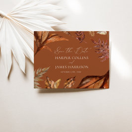 Reserva La Fecha Rústico Boda de la Marina de Boho Floral de Terrac