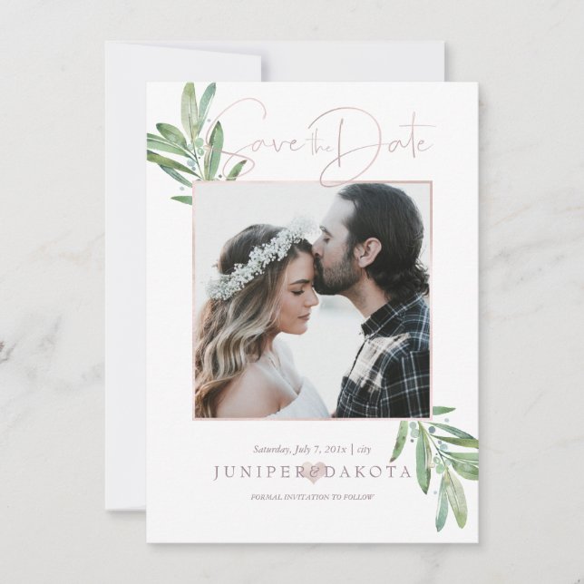 Reserva La Fecha SAGE DE PixDezines, VERDE GUARDAR LA FECHA (Anverso)