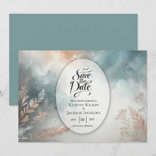 Reserva La Fecha Sage y Terracotta Stardust Skies Boda