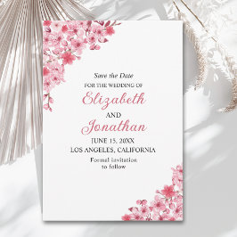 Reserva La Fecha Sakura Wedding – Cherry Blossom Themed
