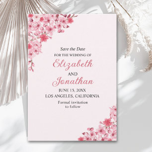 Reserva La Fecha Sakura Wedding – Cherry Blossom Themed