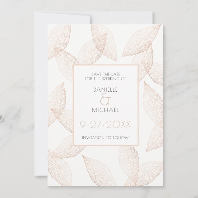 Reserva La Fecha Saltos de otoño Guardar la fecha (Anverso)