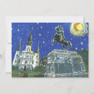 Reserva La Fecha Salven fecha, Jackson Square, French Quarter Card