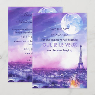 Reserva La Fecha Salven la DATE Amour Éternel à la Parisienne
