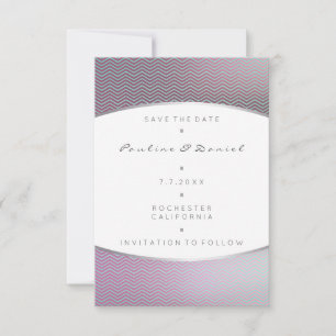 Reserva La Fecha Salven La Fecha Tiffany Aqua Plata Púrpura Gris