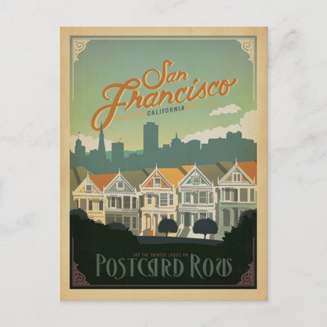 Reserva la fecha | San Francisco, CA - Fila postal (Anverso)