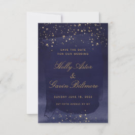 Reserva La Fecha Sapphire & Gold Wedding Salven la fecha