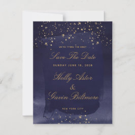 Reserva La Fecha Sapphire & Gold Wedding Salven la fecha