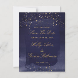Reserva La Fecha Sapphire & Gold Wedding Salven la fecha