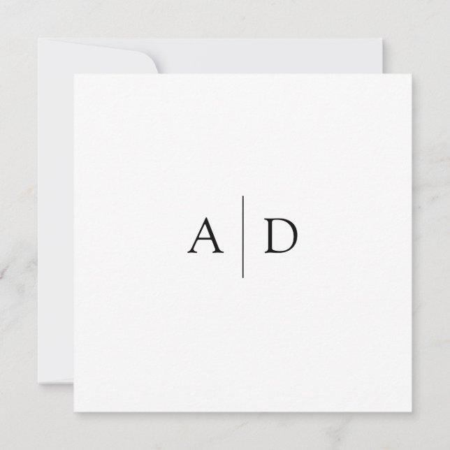 Reserva La Fecha Save the Date Card Customizable (Reverso)