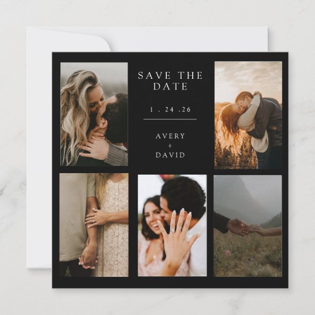 Reserva La Fecha Save the Date Card Customizable (Anverso)