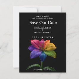 Reserva La Fecha 🌈 Save the Date de la Lily Arcoíris — Foto en la