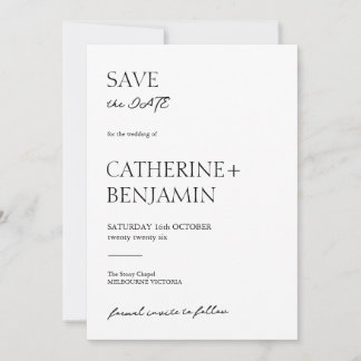 Reserva La Fecha Save the Date emana encanto y elegancia atemporale