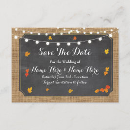 Reserva La Fecha Save the Date Rustic Wood Rustic Fall Invite