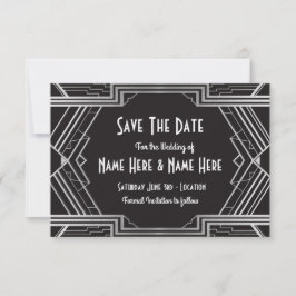 Reserva La Fecha Save The Date Wedding Party 2000 Silver