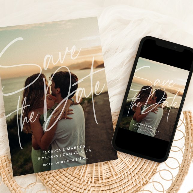 Reserva La Fecha Script audaz y moderno (Subido por el creador)