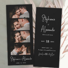 Reserva La Fecha Script Photo Booth Bookmark Wedding Save the Date