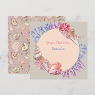 Reserva La Fecha Seashell Save the Date