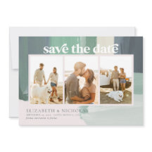 Seaside Ocean Glass | 3 Fotos Save The Date