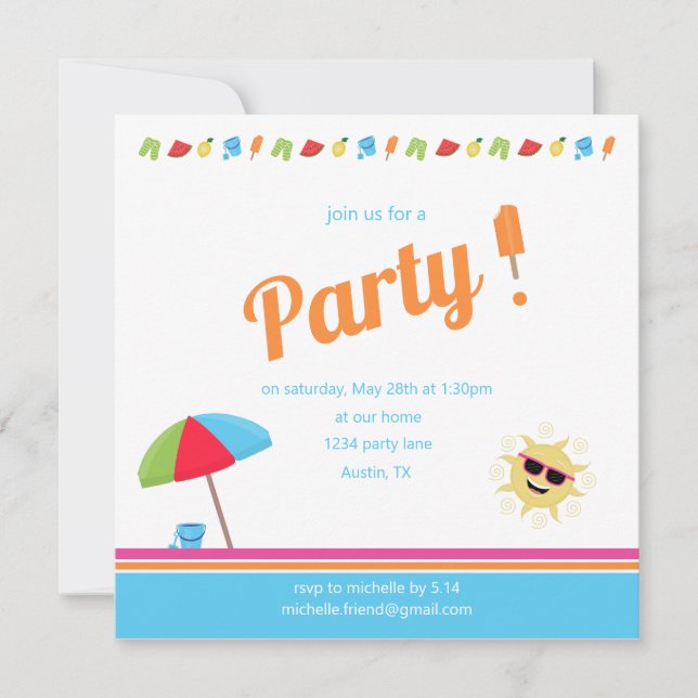 Reserva La Fecha Sencillamente verano (Anverso)