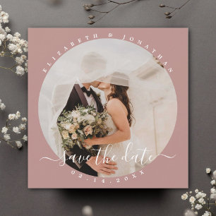 Reserva La Fecha Sencillo Boda elegante de fotografía en pareja Min