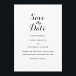 Reserva La Fecha Sencillo elegante | Boda Moderna Guardar La Tarjet<br><div class="desc">Una boda simple pero elegante salva la tarjeta de fecha. Este diseño presenta una fuente de script elegante para el título y una fuente sans-serif simple y clara para el texto del cuerpo. Los colores mostrados son un gris oscuro sutil. Estos, junto con los tipos de letra, se pueden personalizar...</div>