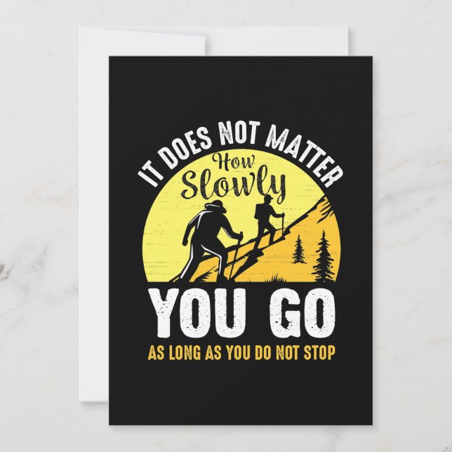 Reserva La Fecha Senderismo: Qué lento vas (Anverso)