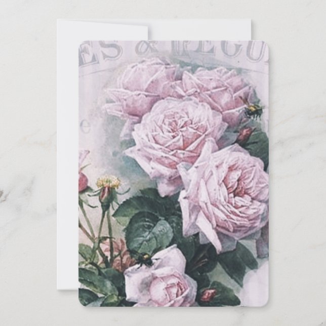 Reserva La Fecha shabby chic, desoupage, victoriano, moda francesa, (Anverso)
