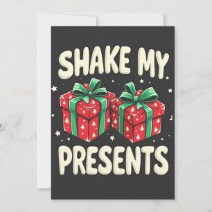 Reserva La Fecha Shake My Present Funny Christmas Present