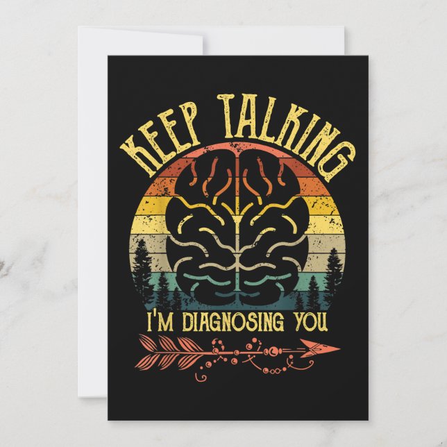 Reserva La Fecha Sigan hablando, les estoy diagnosticando psicologí (Anverso)