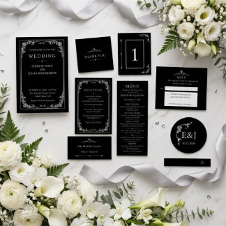 Reserva La Fecha Silver Elegance Collection Wedding Save the Date