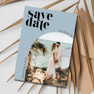 Reserva La Fecha Simple arca foto playa boda Salven la fecha
