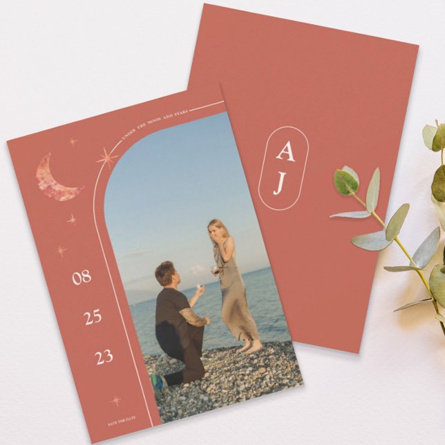 Reserva La Fecha Simple Boda Terracota Guardar La Fecha (Subido por el creador)