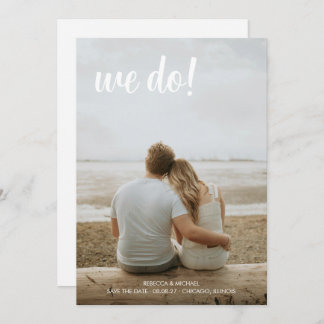 Reserva La Fecha Simple divertido foto de sangrado total Nosotros h