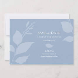 Reserva La Fecha Simple Dusty Blue Photo Save The Date